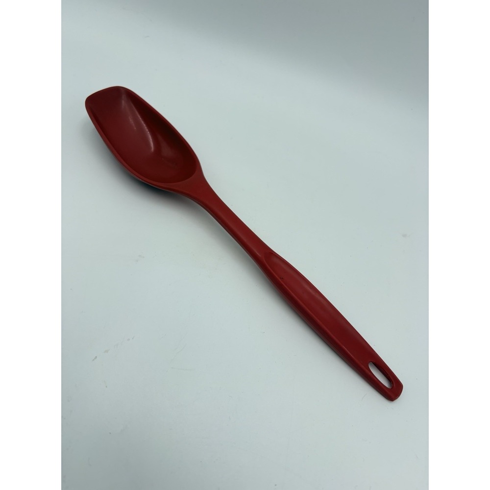 Foley Red Nylon Plastic Solid Serving Spoon Retro MCM Retro Kitchen Vintage